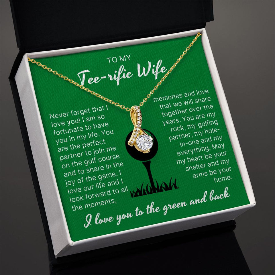 Loving Our Life - Alluring Beauty Necklace For Golfer Wife