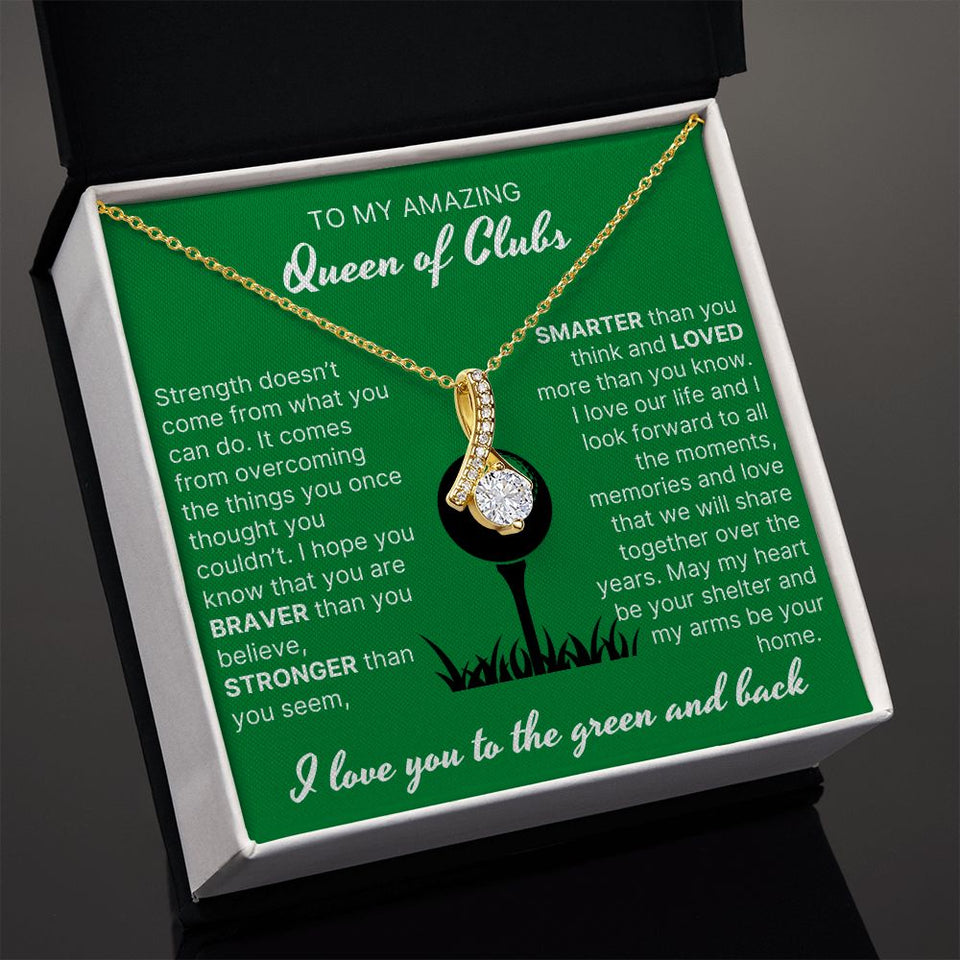You Are Smarter Than You Think - Alluring Necklace For Lady Golfer
