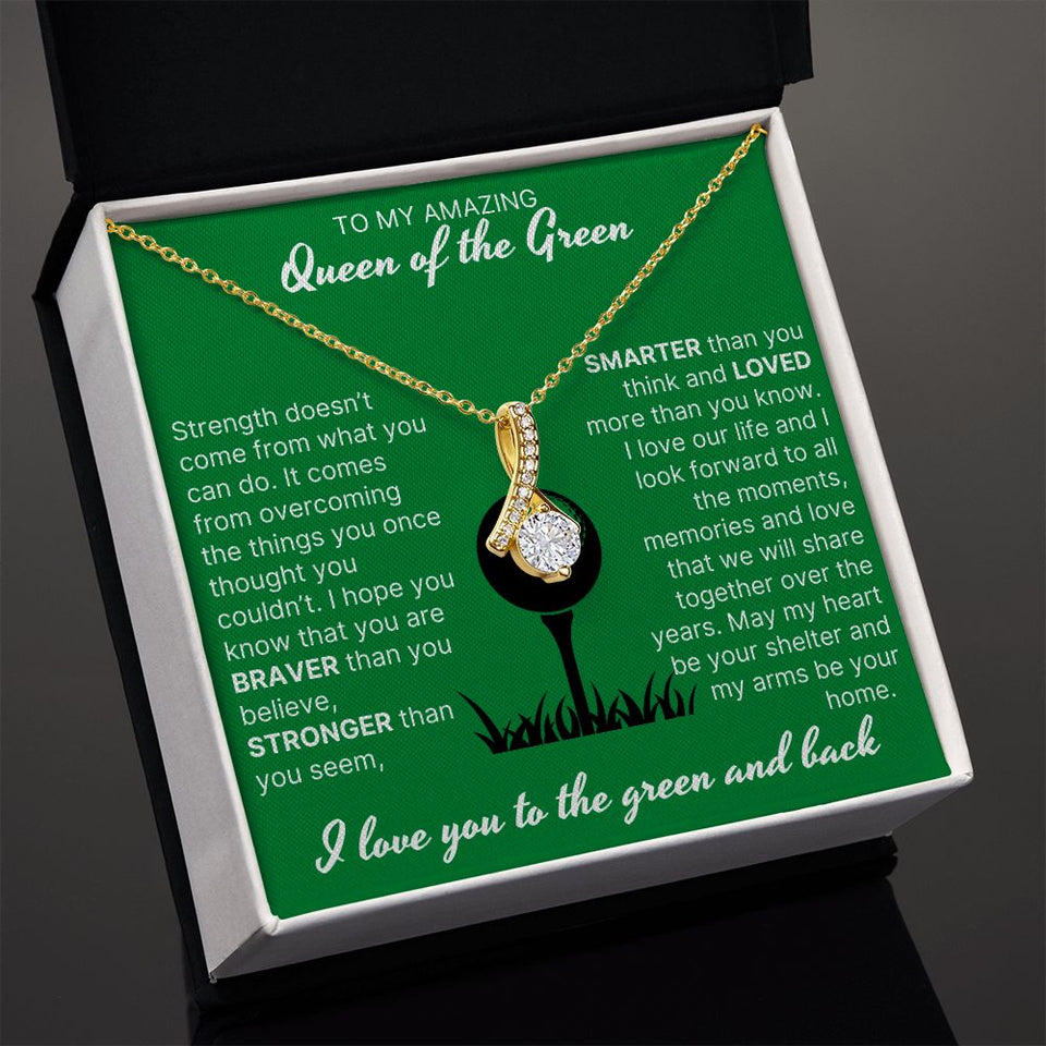 May My Arms Be Your Home - Alluring Beauty Necklace For Lady Golfer