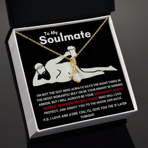 To My Soulmate - Alluring Beauty Necklace - Booty Grabbin' - Black Card