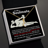 To My Soulmate - Alluring Beauty Necklace - Booty Grabbin' - Black Card
