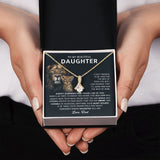 Beautiful Daughter Heart Desires, Alluring Beauty Necklace, Sentimental Gift For Daughter From Dad