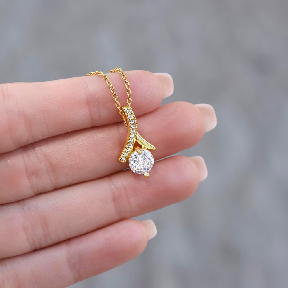 Future Wife Necklace - Beautiful Wife Gift My Last Everything, Necklace for Girlfriend, Alluring Beauty Necklace