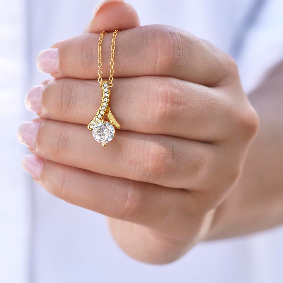 To My Daughter from Dad Valentine's Day Alluring Beauty Necklace