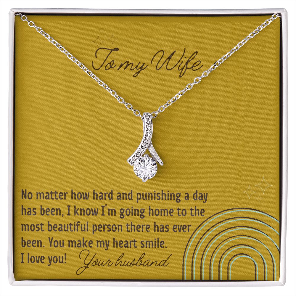 You Make My Heart Smile - Alluring Beauty Necklace For Wife