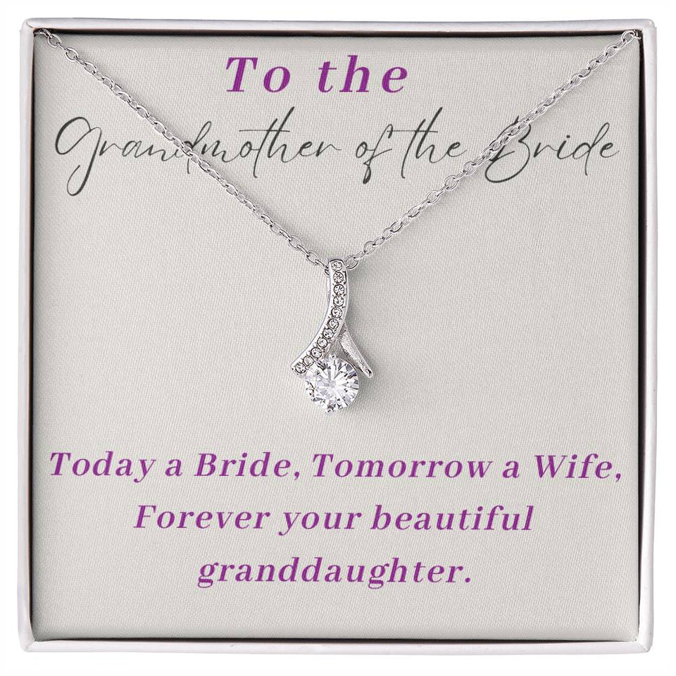 Grandmother of The Bride Alluring Beauty Necklace