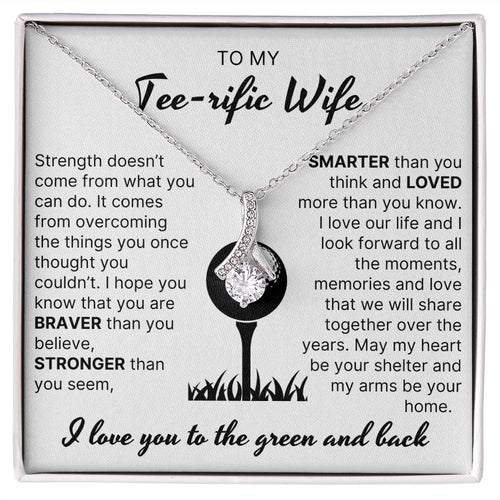 Loved More Than You Know - Alluring Beauty Necklace For Golfer Wife