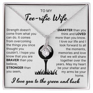 Loved More Than You Know - Alluring Beauty Necklace For Golfer Wife