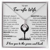Loved More Than You Know - Alluring Beauty Necklace For Golfer Wife