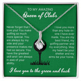Your Presence Makes Me Secure - Alluring Beauty Necklace For Lady Golfer