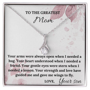 You Gave Me Wings To Fly - Alluring Beauty Necklace For Mom