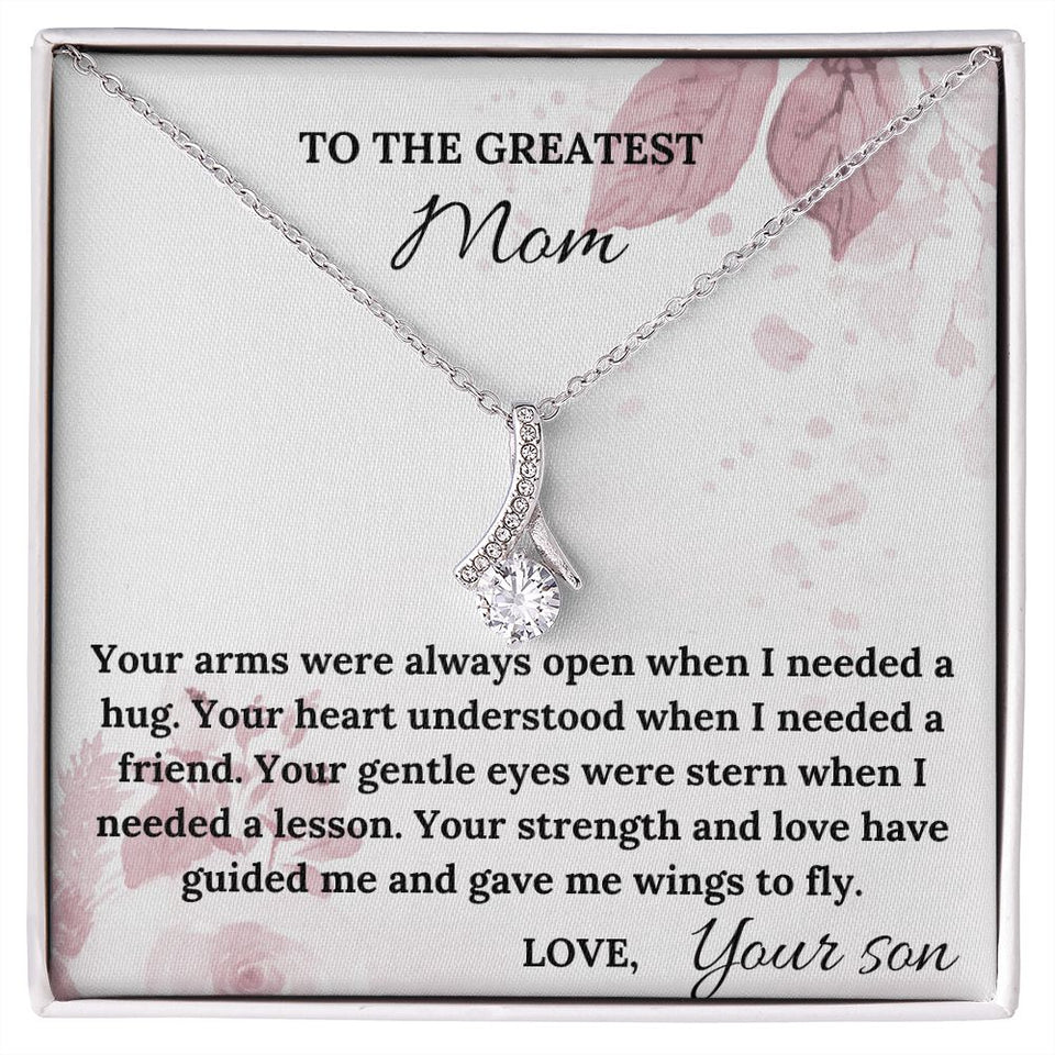 You Gave Me Wings To Fly - Alluring Beauty Necklace For Mom