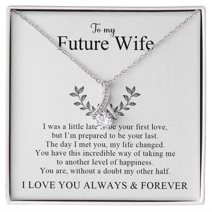 My Future Wife | My Other Half - Alluring Beauty Necklace Gift For Mom, necklace For Wife, Gift For Mother's Day