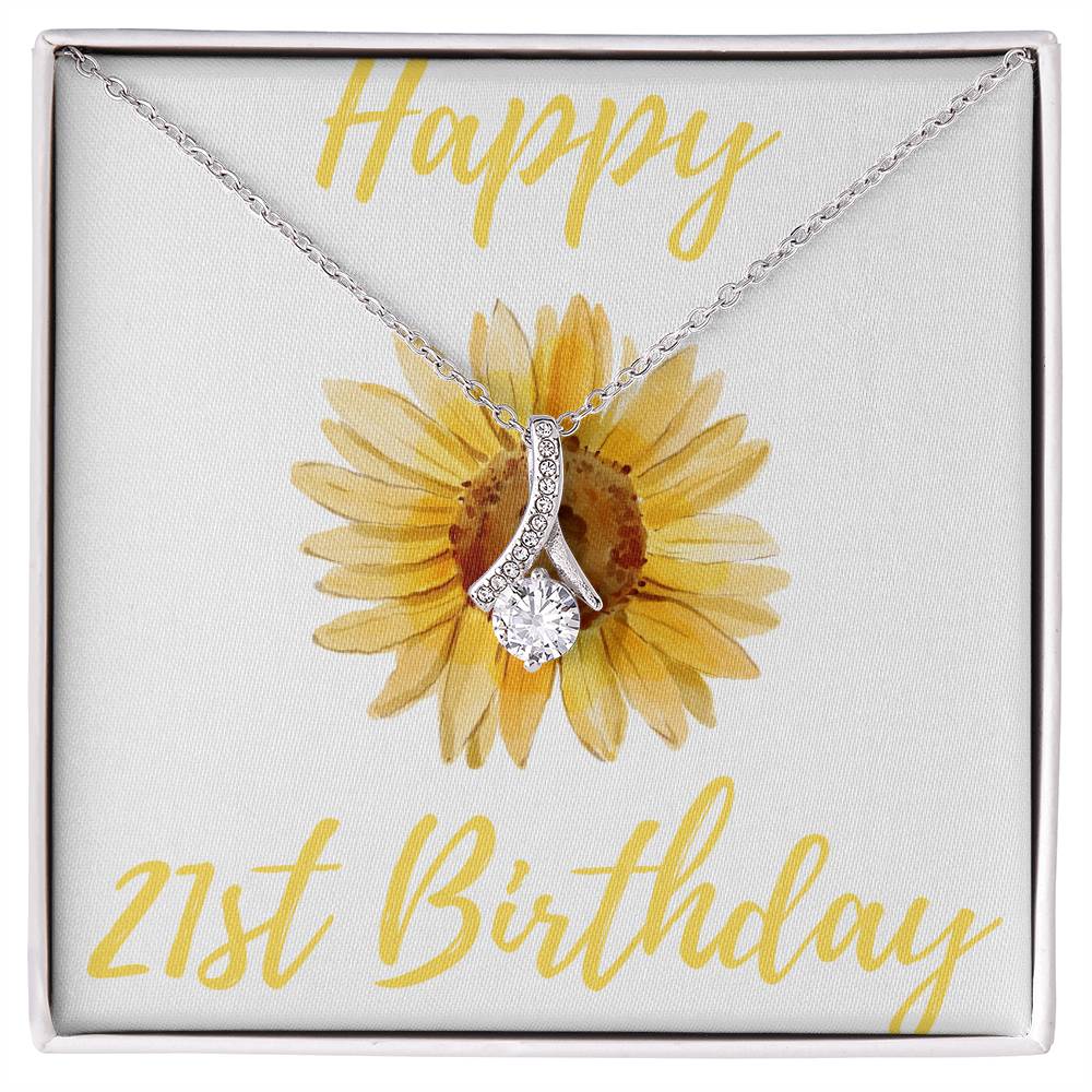 Happy 21st Birthday Alluring Beauty Necklace