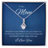 Mom Faith Hope and Love Alluring Beauty Necklace