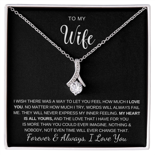 Wife Alluring Necklace- My Heart is yours