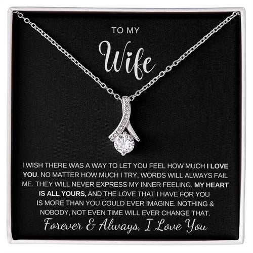 Wife Alluring Necklace- My Heart is yours