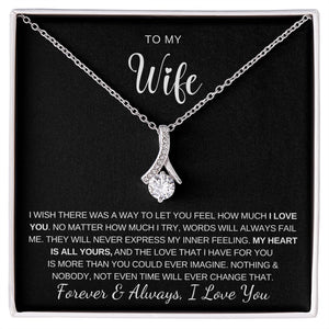 Wife Alluring Necklace- My Heart is yours