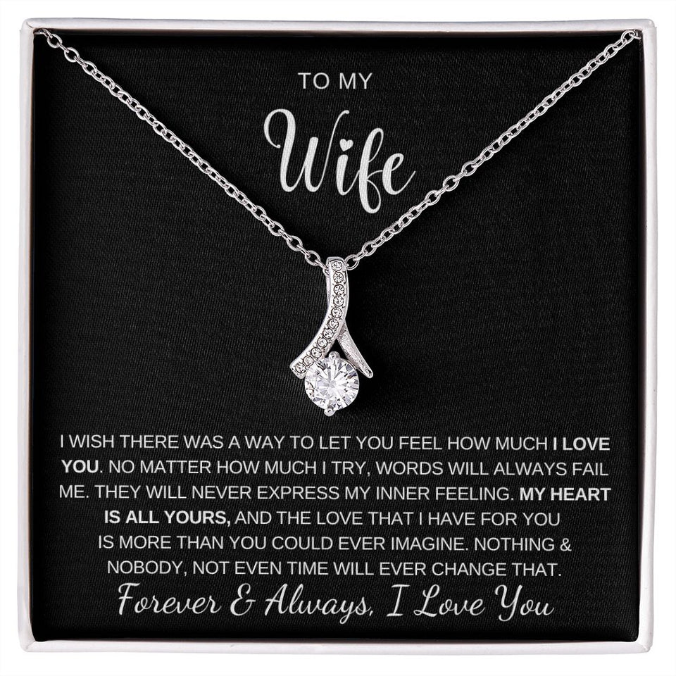 Wife Alluring Necklace- My Heart is yours