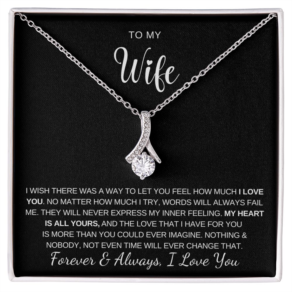Wife Alluring Necklace- My Heart is yours