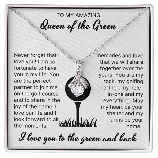 You Are My Rock - Alluring Beauty Necklace For Lady Golfer