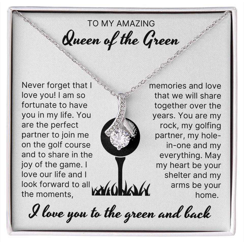 You Are My Rock - Alluring Beauty Necklace For Lady Golfer