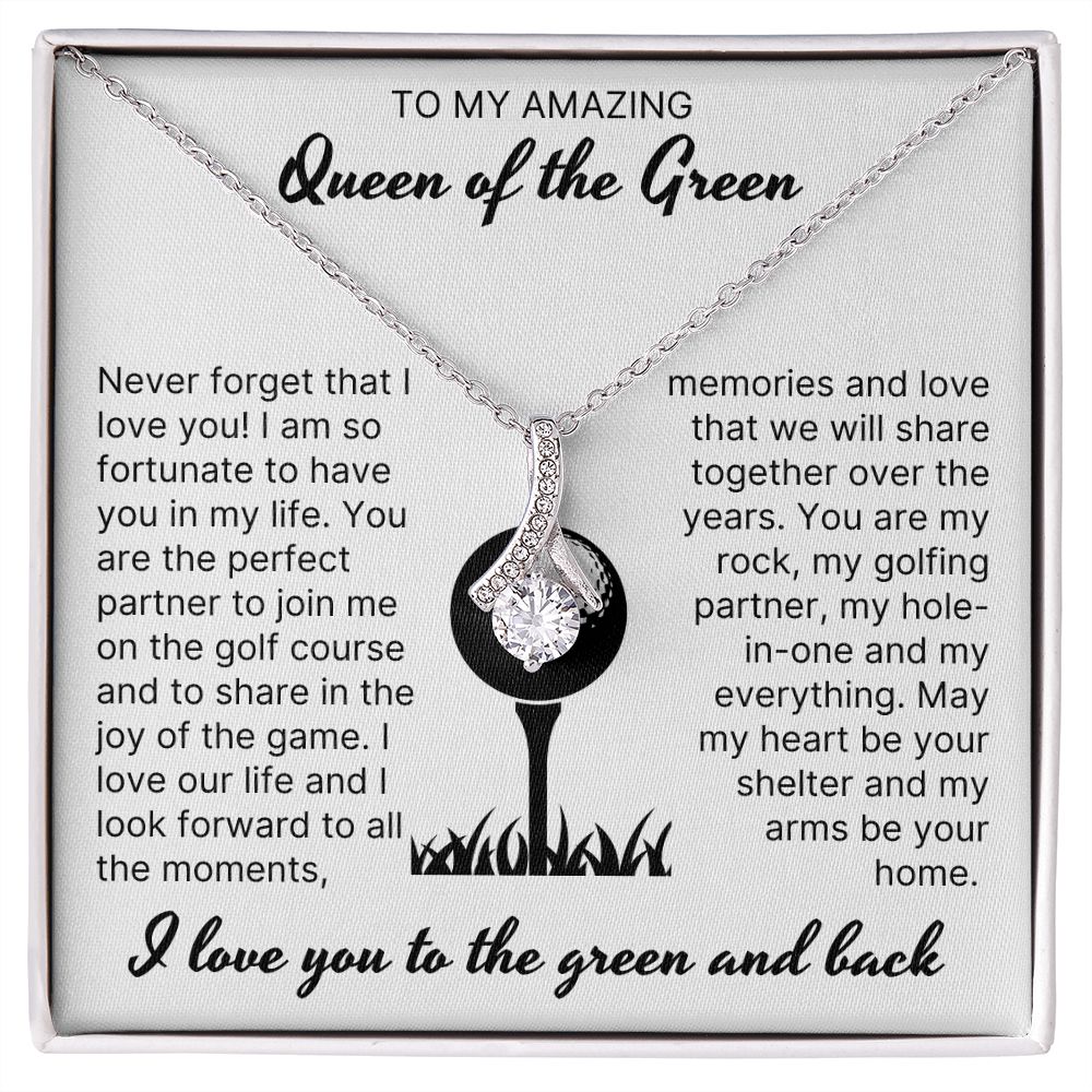 You Are My Rock - Alluring Beauty Necklace For Lady Golfer