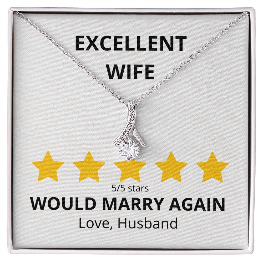 Excellent Wife 5 star Review Alluring Beauty Necklace