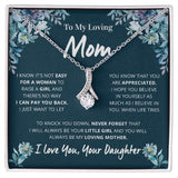 To My Loving Mom | You Will Always Be My Loving Mother | Alluring Necklace