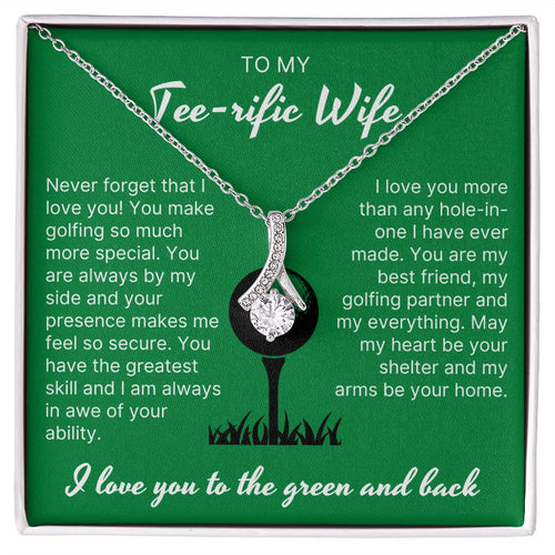 Always By My Side - Alluring Beauty Necklace For Golfer Wife