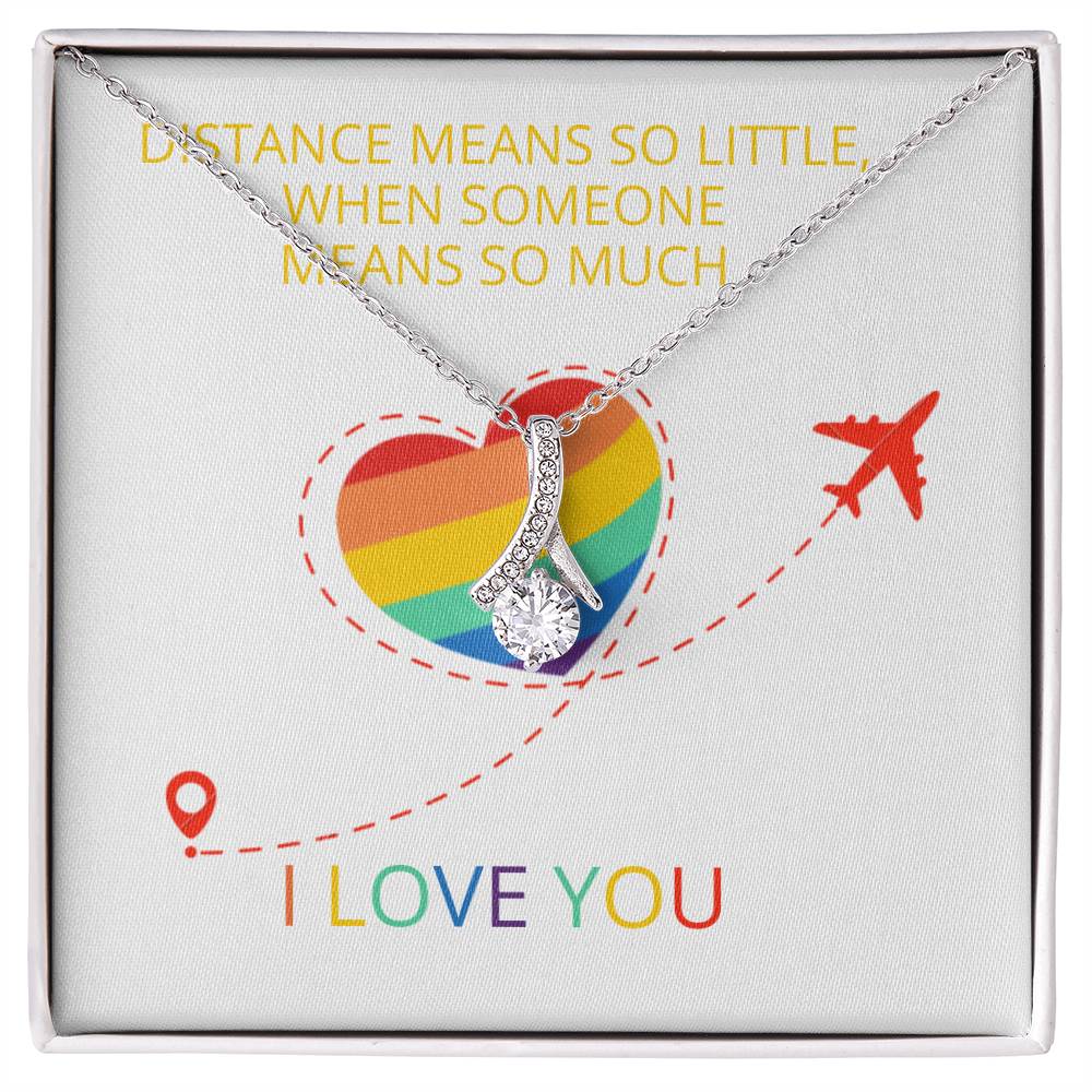 Distance Relationship Alluring Beauty Necklace