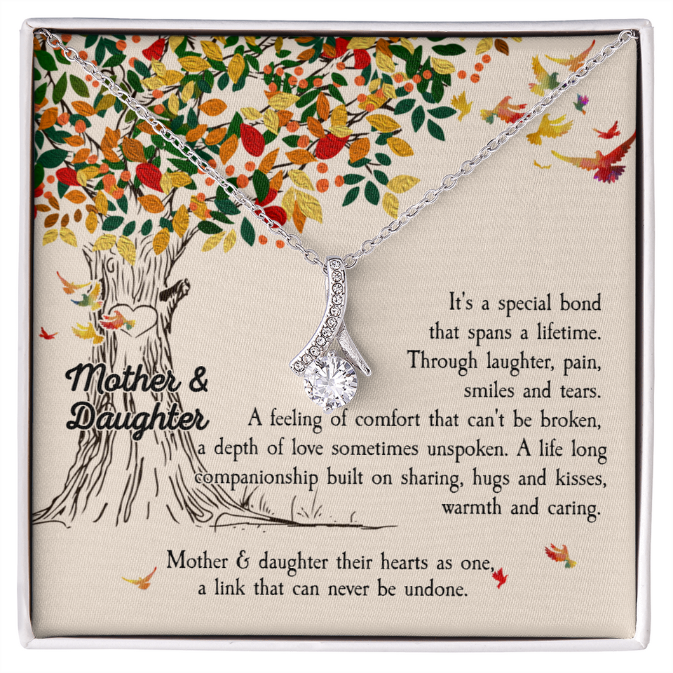 Mother & Daughter Necklace - Gift for Birthday, Anniversary Gift, Necklace for Daughter, Alluring Beauty Necklace