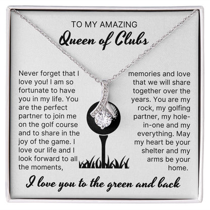 Moments, Memories & Love - Alluring Beauty Necklace For Lady Golfer