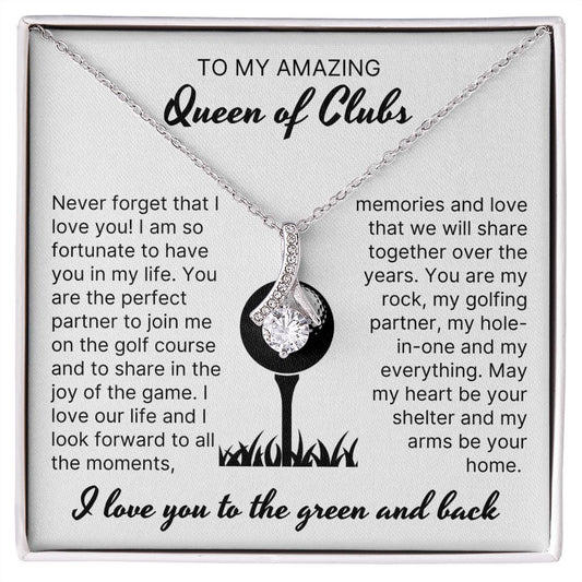Moments, Memories & Love - Alluring Beauty Necklace For Lady Golfer