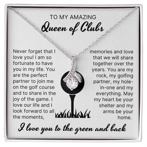 Moments, Memories & Love - Alluring Beauty Necklace For Lady Golfer