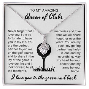 Moments, Memories & Love - Alluring Beauty Necklace For Lady Golfer
