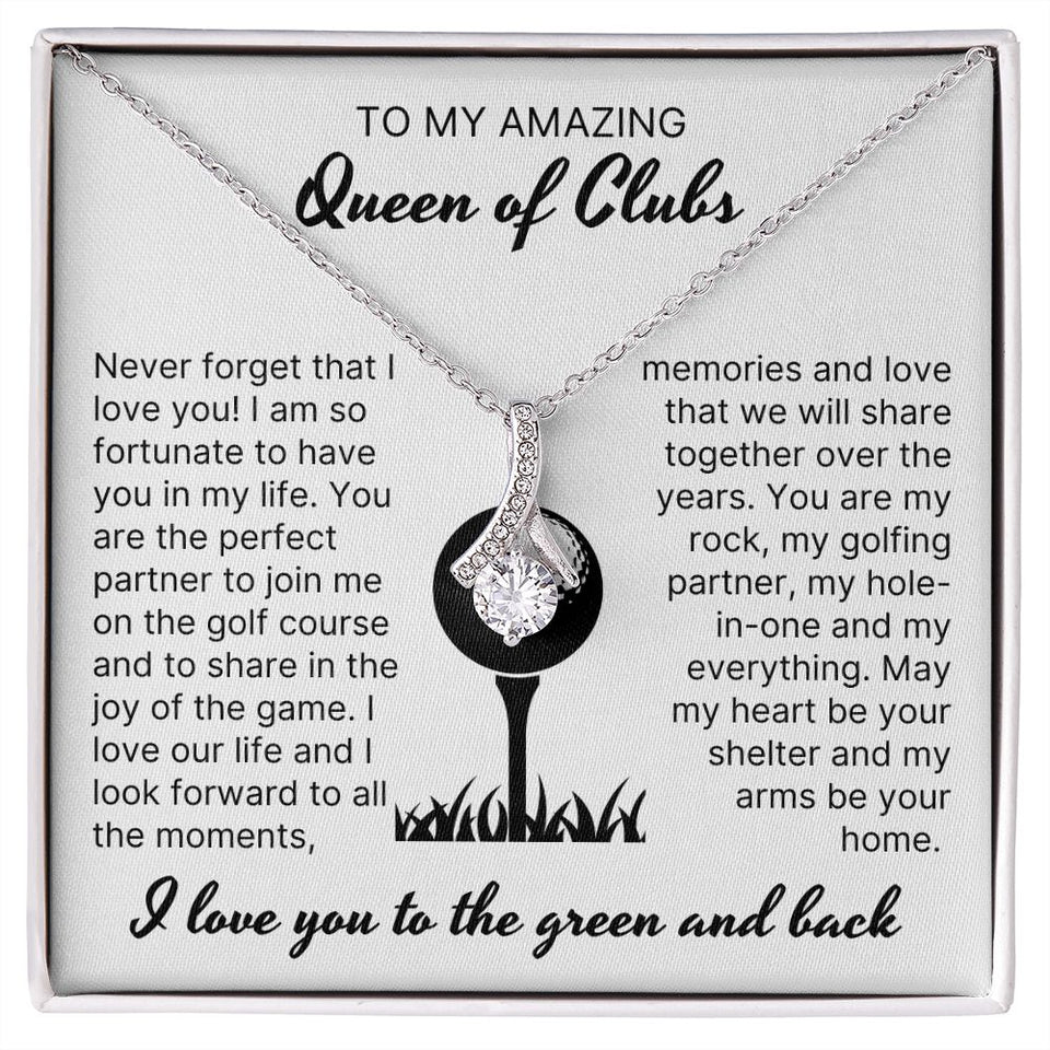 Moments, Memories & Love - Alluring Beauty Necklace For Lady Golfer