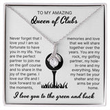 Moments, Memories & Love - Alluring Beauty Necklace For Lady Golfer