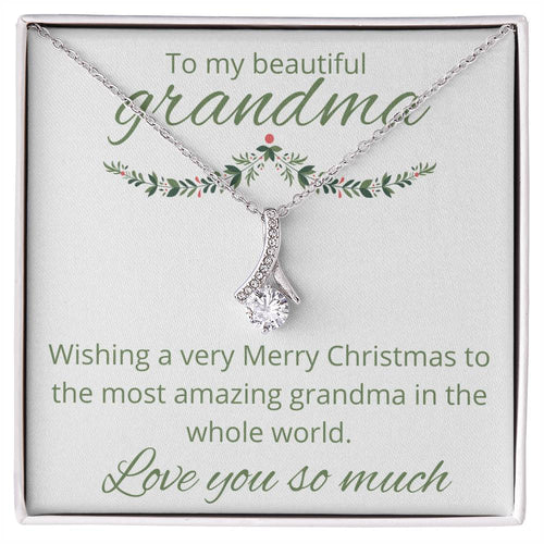 Grandma Christmas Alluring Beauty Necklace