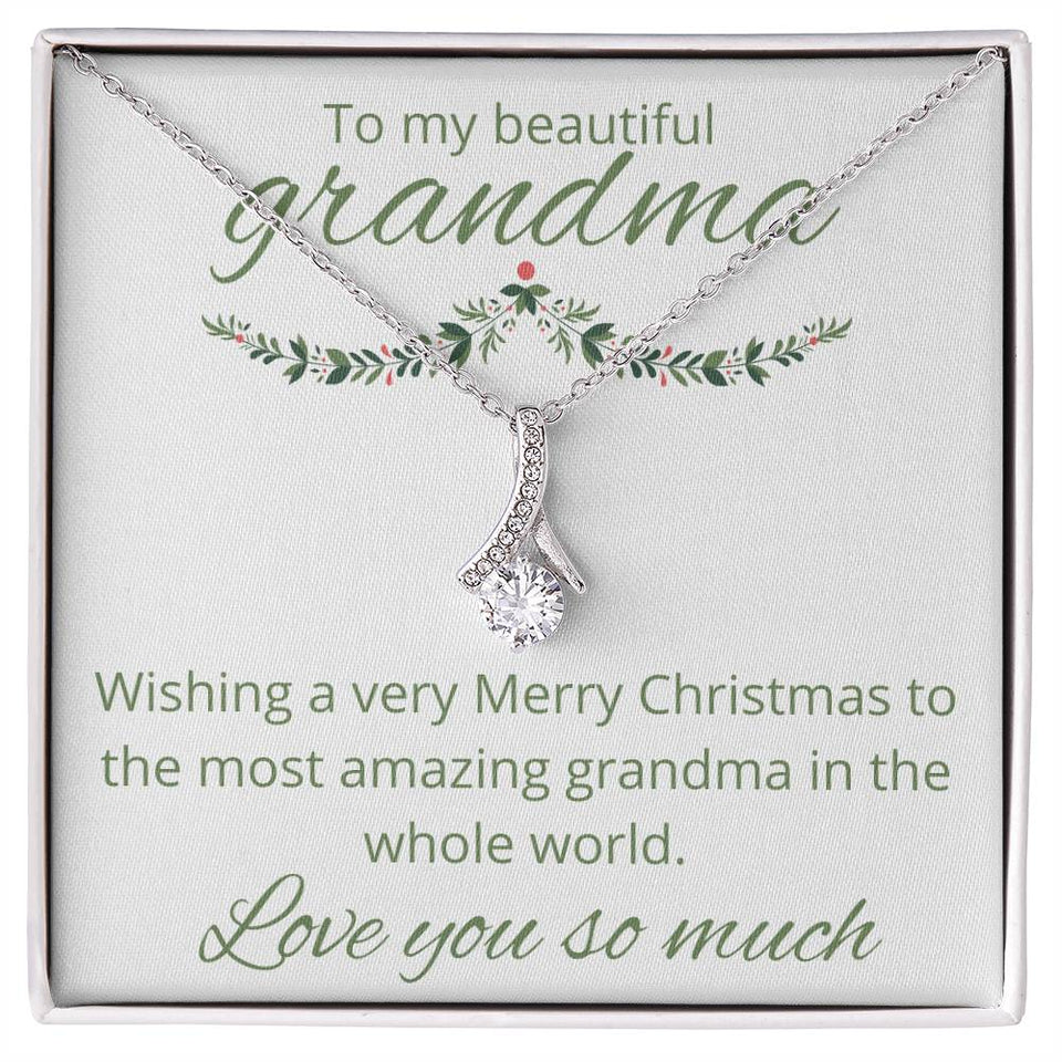 Grandma Christmas Alluring Beauty Necklace