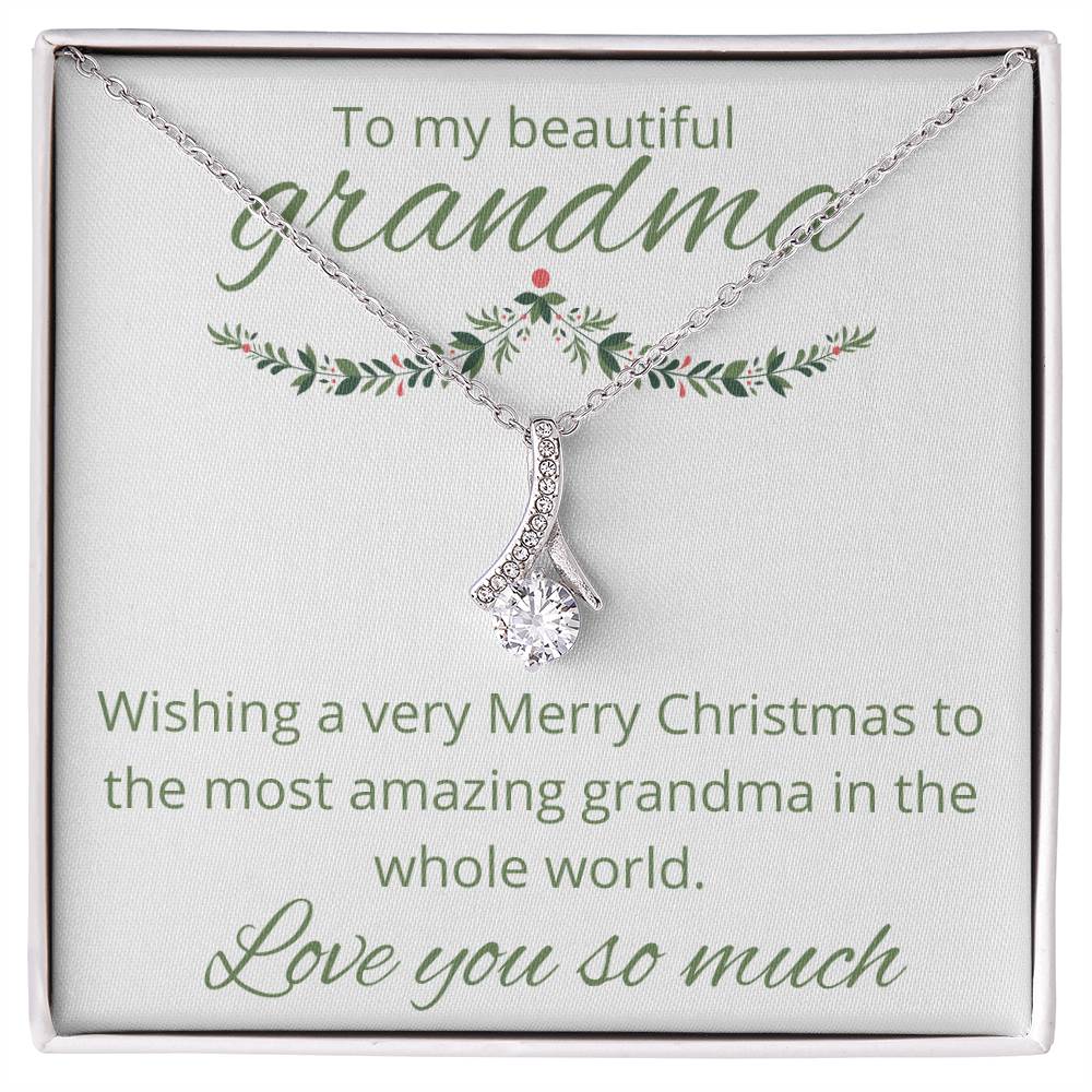 Grandma Christmas Alluring Beauty Necklace