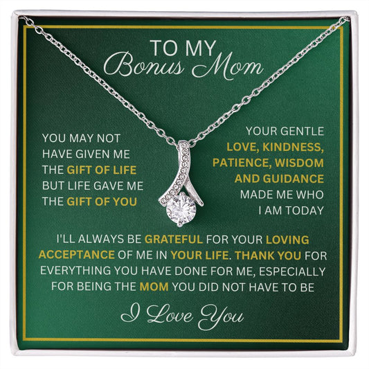 To My Bonus Mom - The Gift of You - Alluring Beauty Necklace For Mother's Day