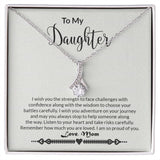 To My Daughter - Strength - Alluring Beauty Necklace