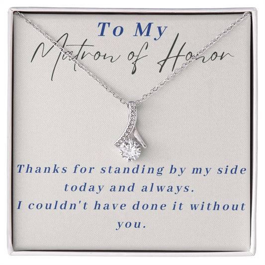 Matron of Honor Alluring Beauty Necklace