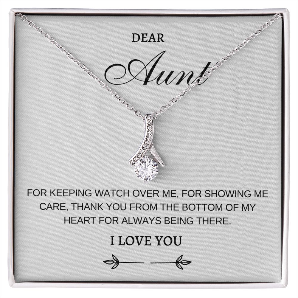 Aunt Gifts- Watching over me- Alluring Beauty Necklace, Aunt Gift for Mother's day