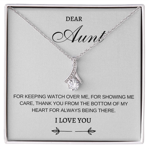 Aunt Gifts- Watching over me- Alluring Beauty Necklace, Aunt Gift for Mother's day