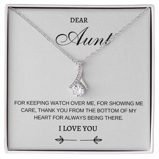 Aunt Gifts- Watching over me- Alluring Beauty Necklace, Aunt Gift for Mother's day