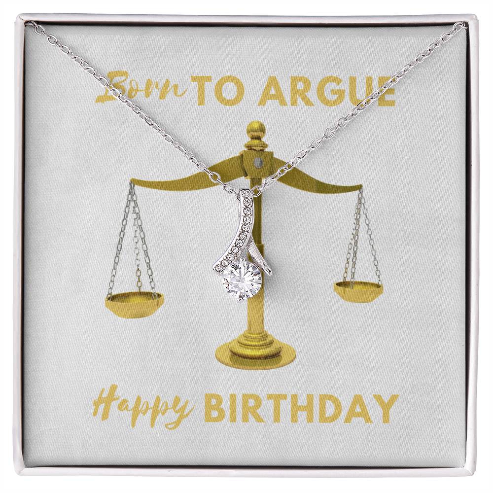 Happy Birthday Lawyer  Alluring Beauty Necklace