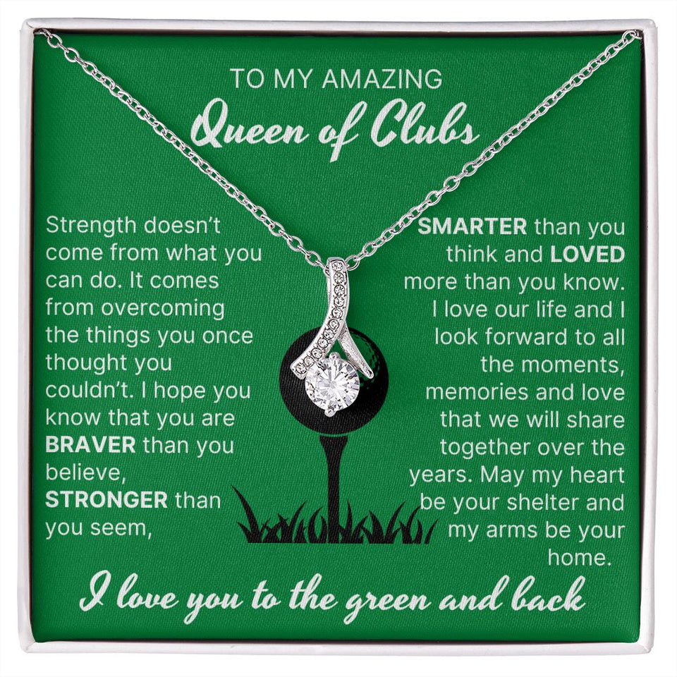 You Are Smarter Than You Think - Alluring Necklace For Lady Golfer