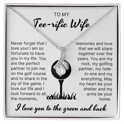 Perfect Partner - Alluring Beauty Necklace For Golfer Wife
